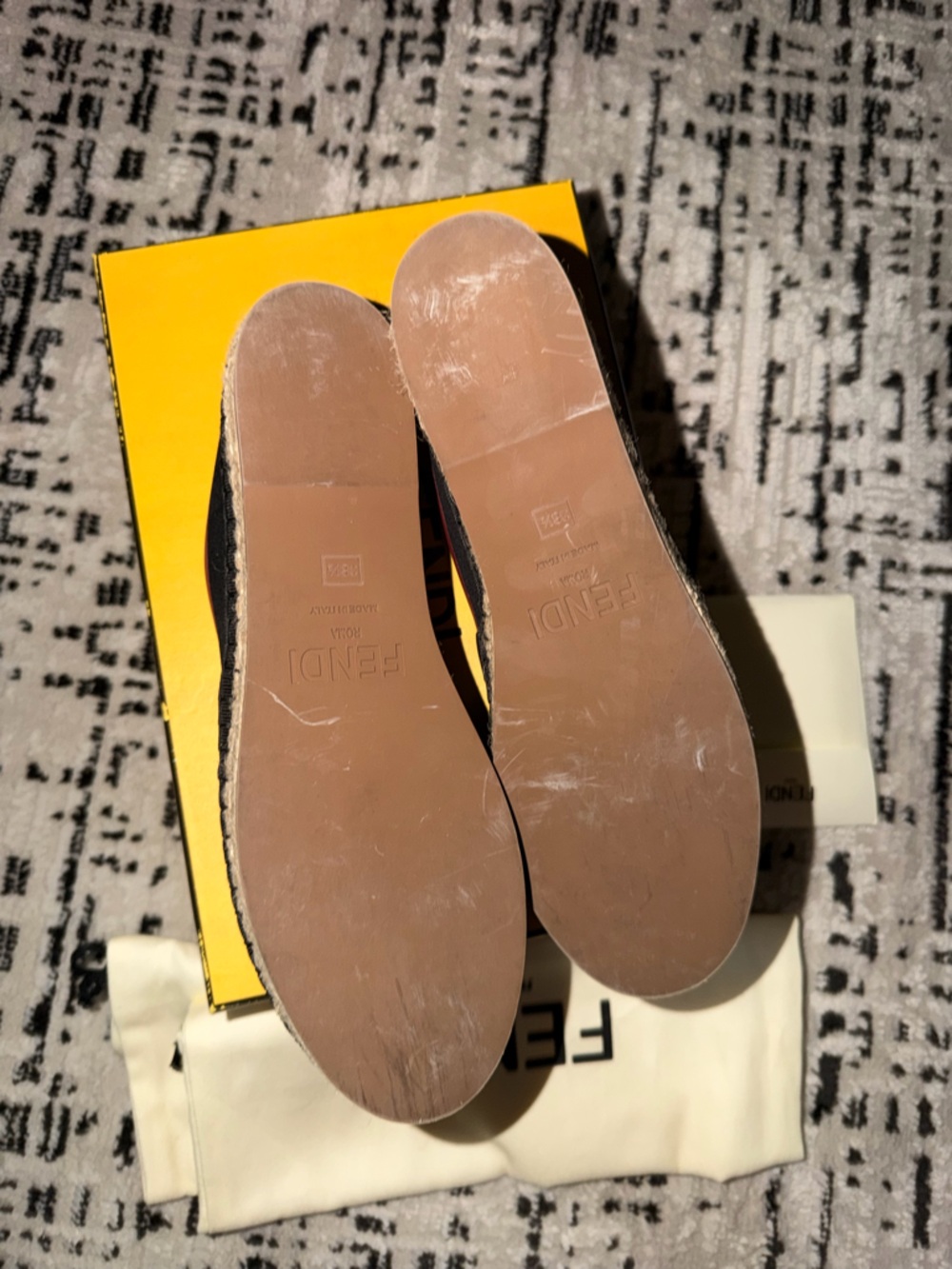 Fendi Flat Colibri Mesh FF Women Espadrilles - Picture 6 of 8